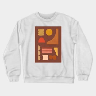 Colorful Modern Abstract Shapes 3 Crewneck Sweatshirt